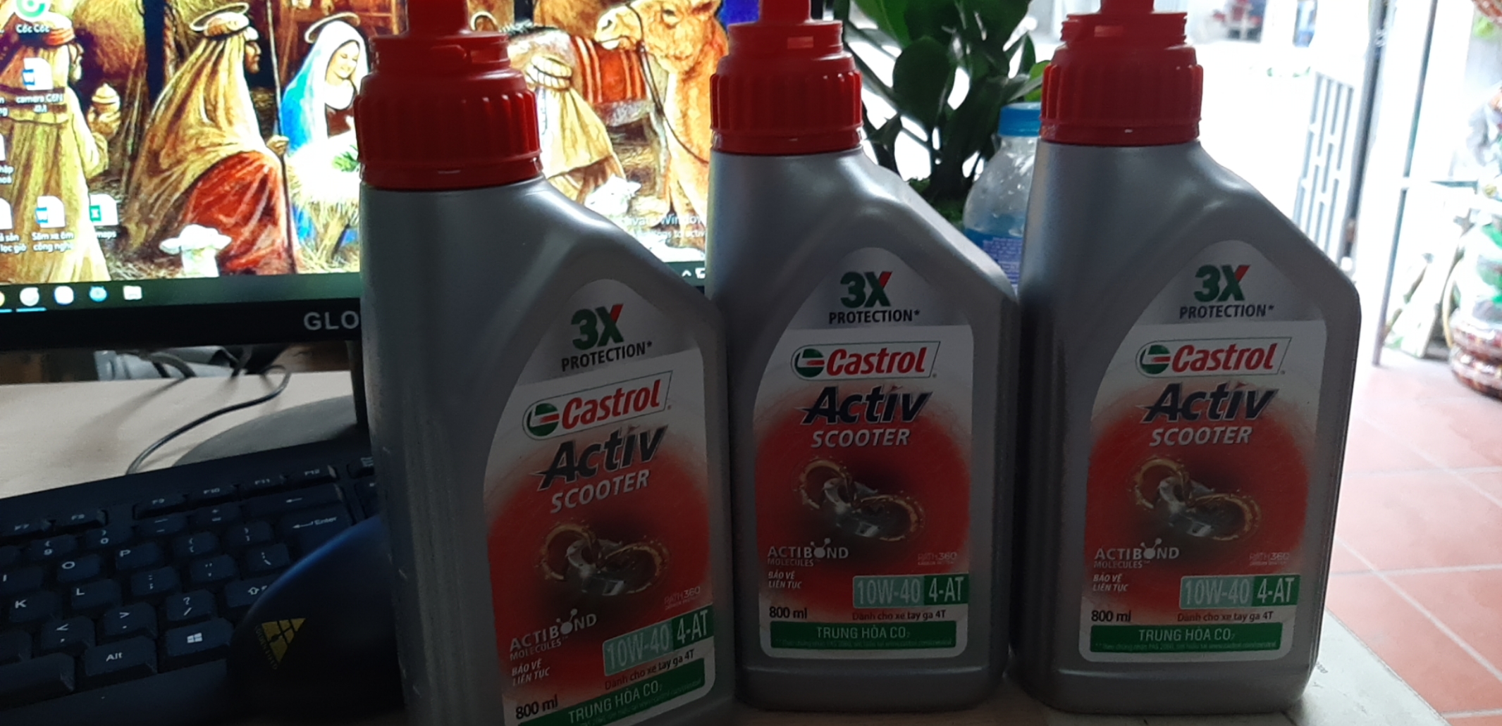 Dầu nhớt Castrol Activ Scooter 0.8L dùng cho xe ga
