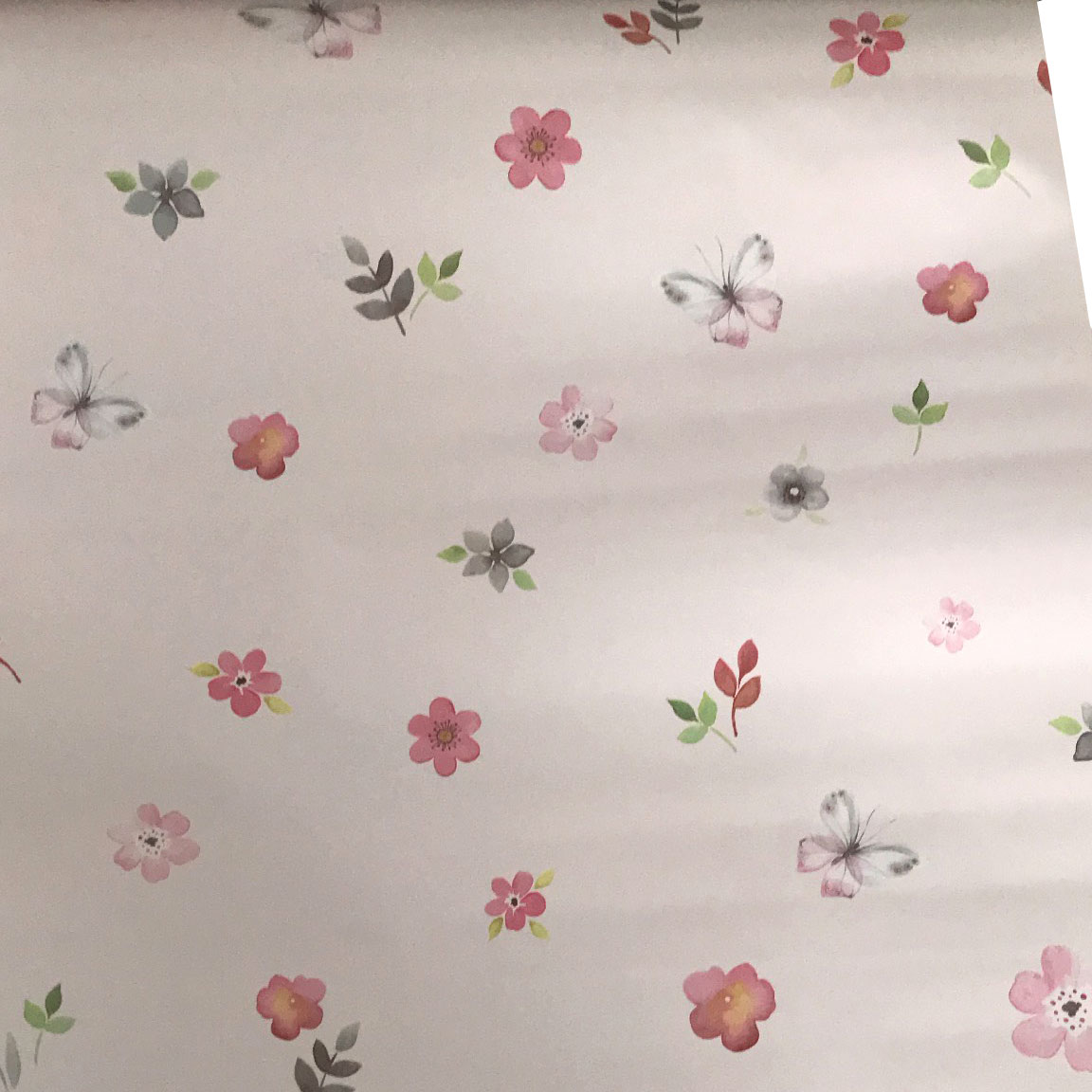 Giấy dán tường phong cách Hàn Quốc Cuộn 45 cm x 5M có keo mặt sau bóc dán dễ dàng