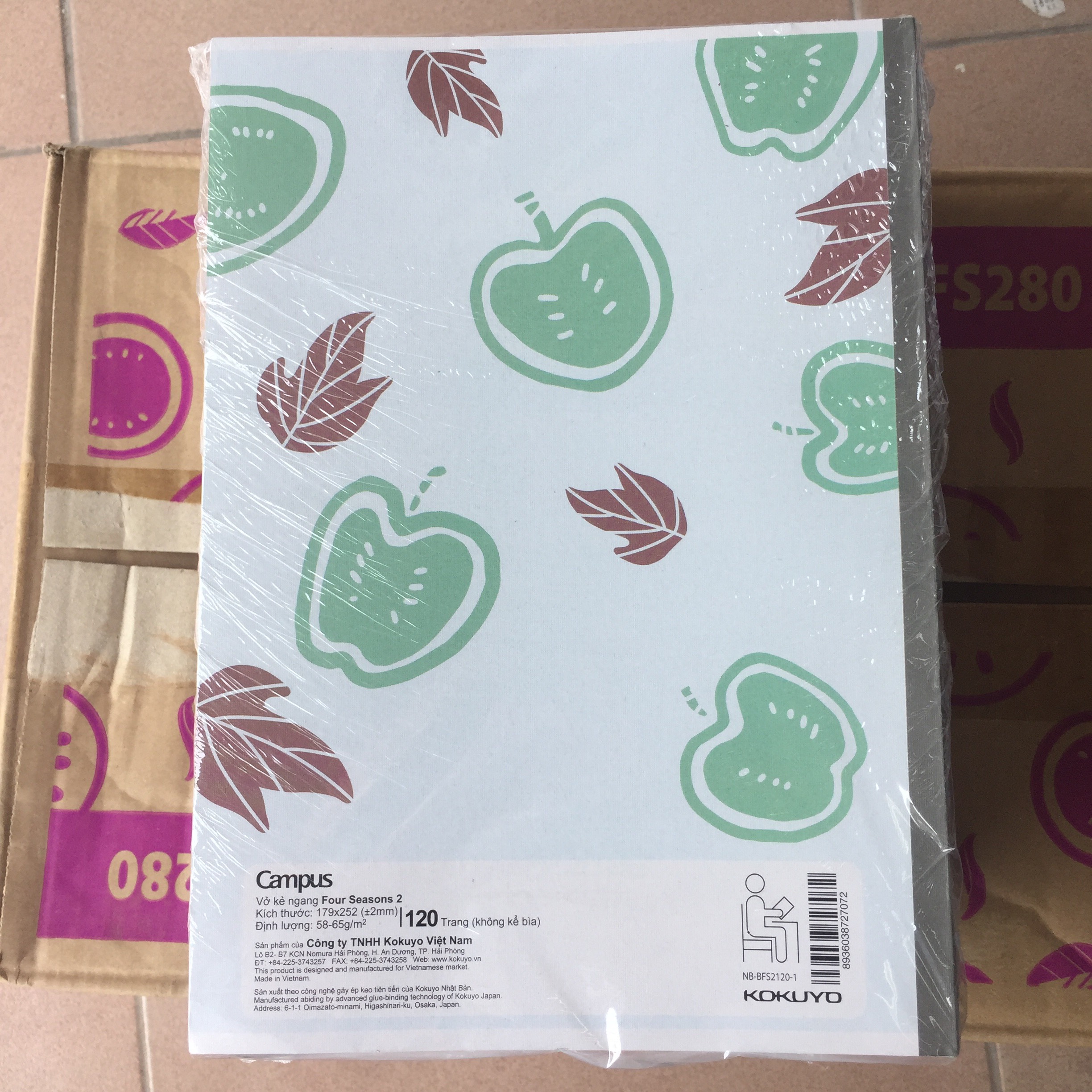 Vở kẻ ngang Campus Four Seasons 2 120 Trang