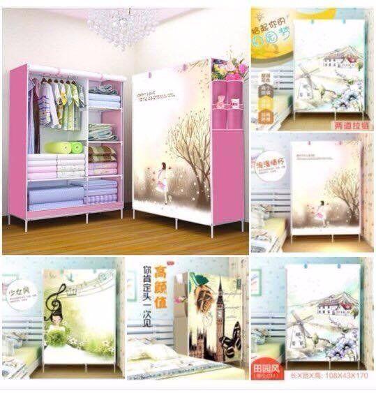 Tủ vải 3D 2 buồng 6 ngăn