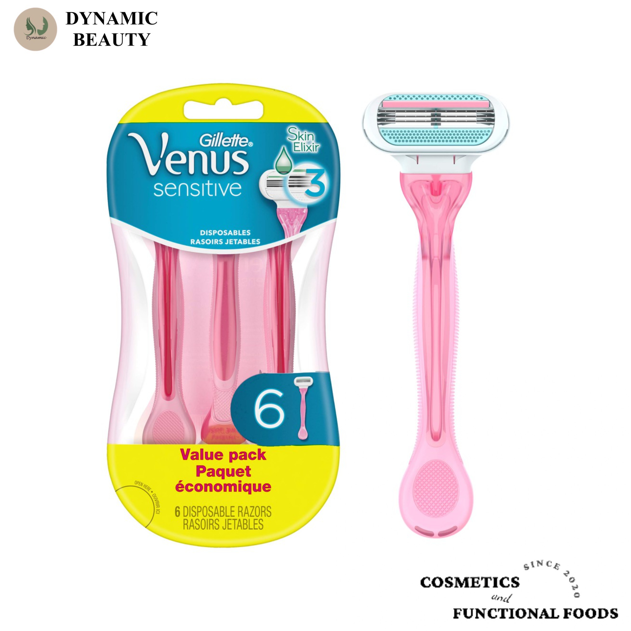 [Tách lẻ] Dao cạo Gillette venus sensitive dành cho da nhạy cảm
