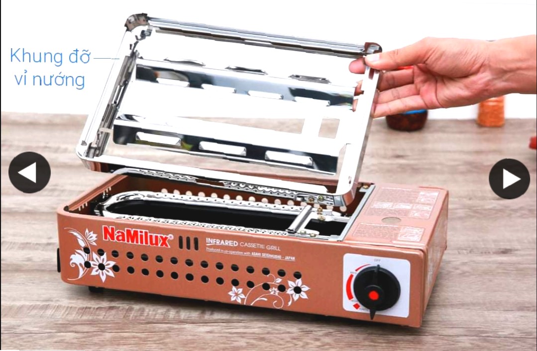 [Hàng chính hãng]Bếp nướng ga mini Namilux NA-24N
