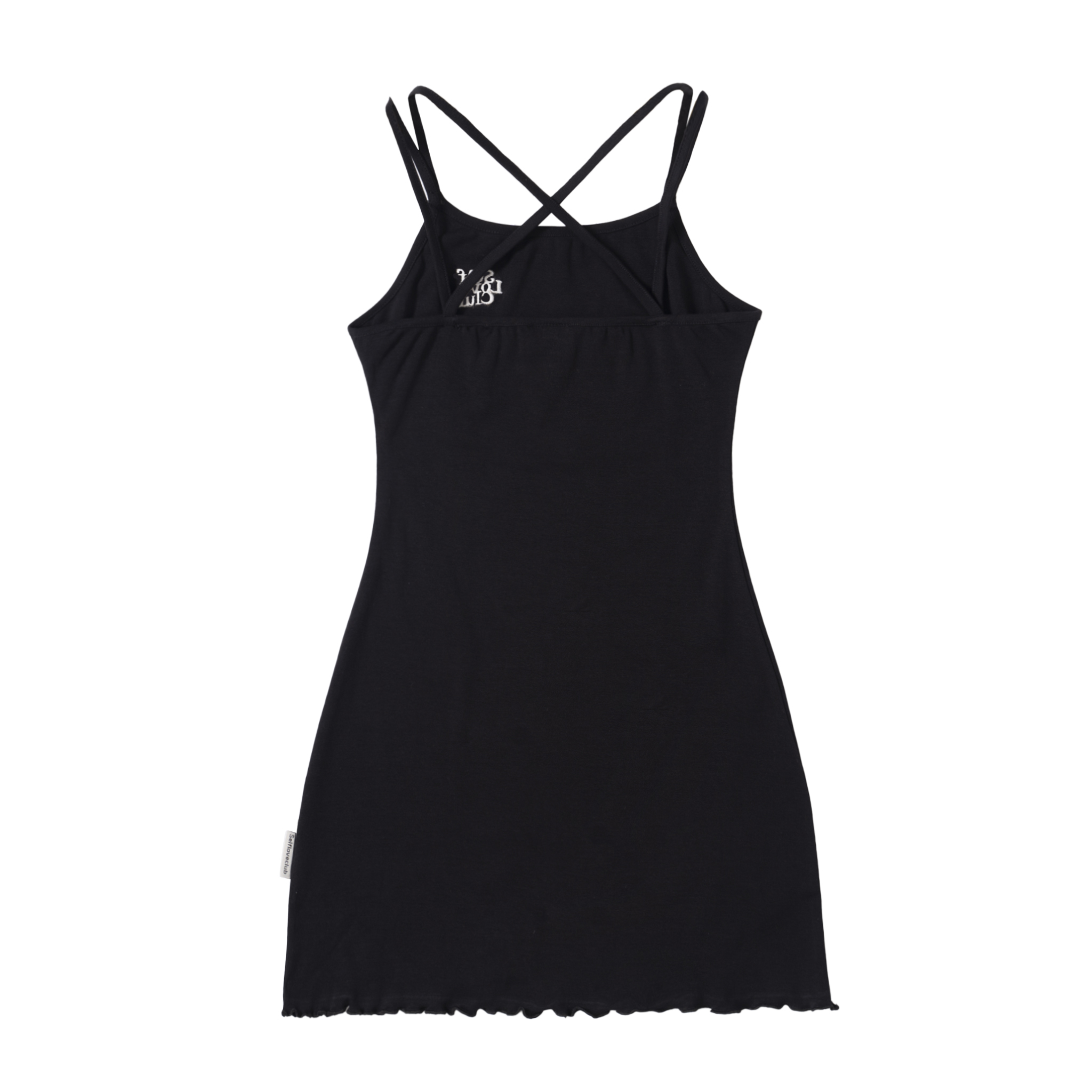 Đầm ngắn SLC dây chéo (mini dress) - Đen