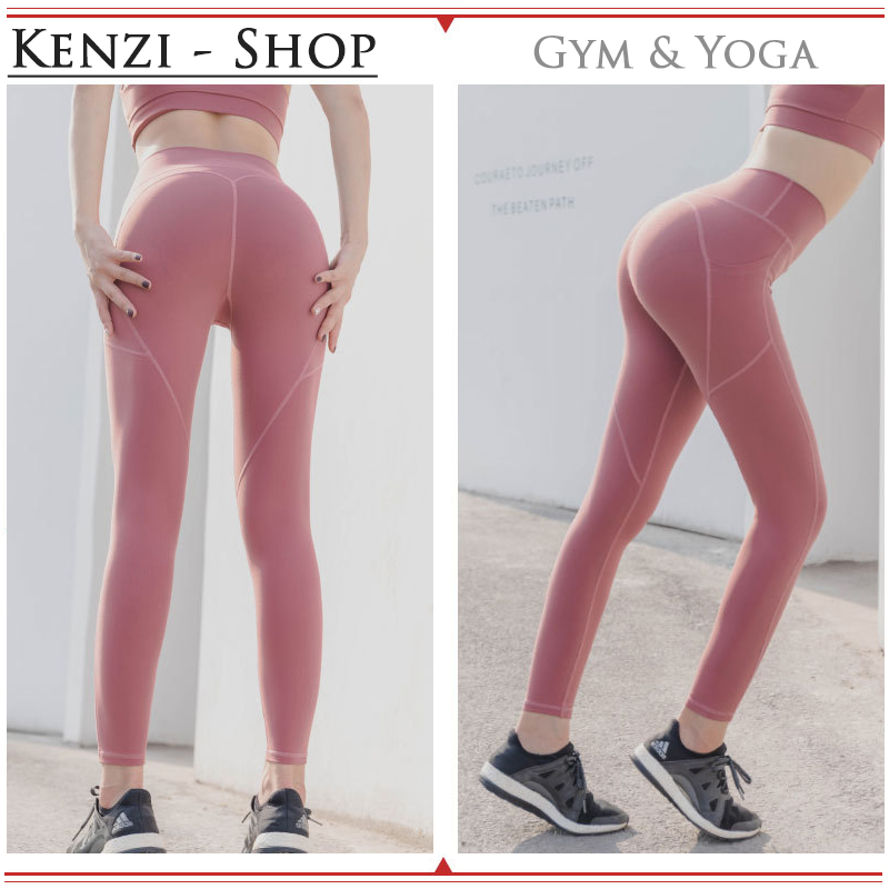 [HCM]Quần Legging Tập Yoga Cạp Cao ( Có Túi Hông )