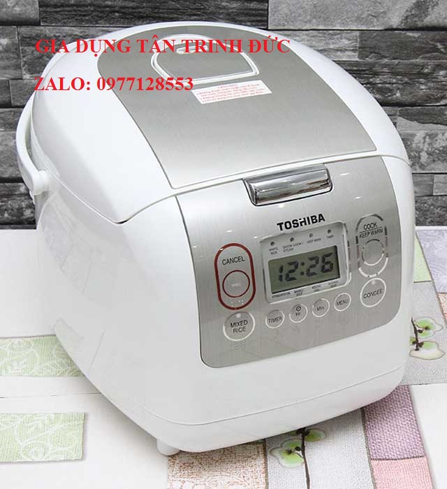 [HCM]Nồi Cơm Điện Tử Toshiba RC-18NMFVN(WT) 1.8L Chính hãng mới 100%. Bảo hành 12 tháng