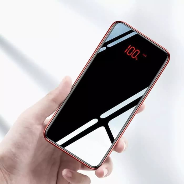 PIN SẠC DỰ PHÒNG 30000MAH TẶNG KÈM CÁP SẠC CỰC NHANH CHÓNG - THIẾT KẾ MẶT GƯƠNG CAO CẤP - YenDuongShop kdfg455