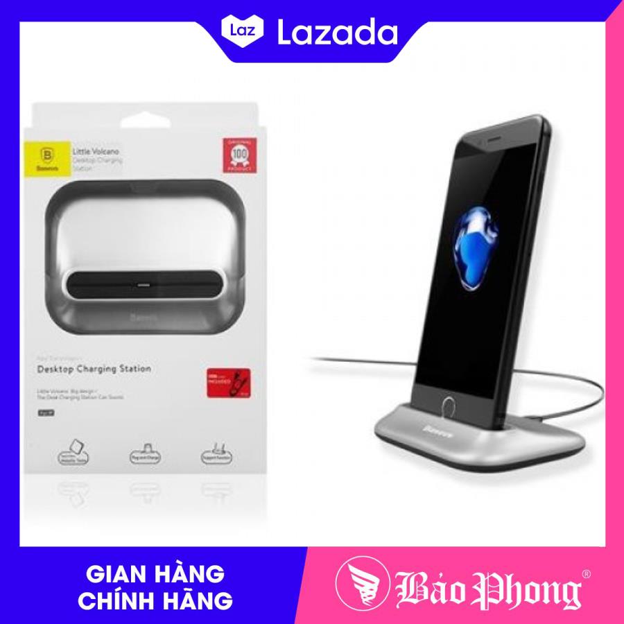 Dock sạc đứng cho iphone BASEUS Little Volcano Desk Charging Station