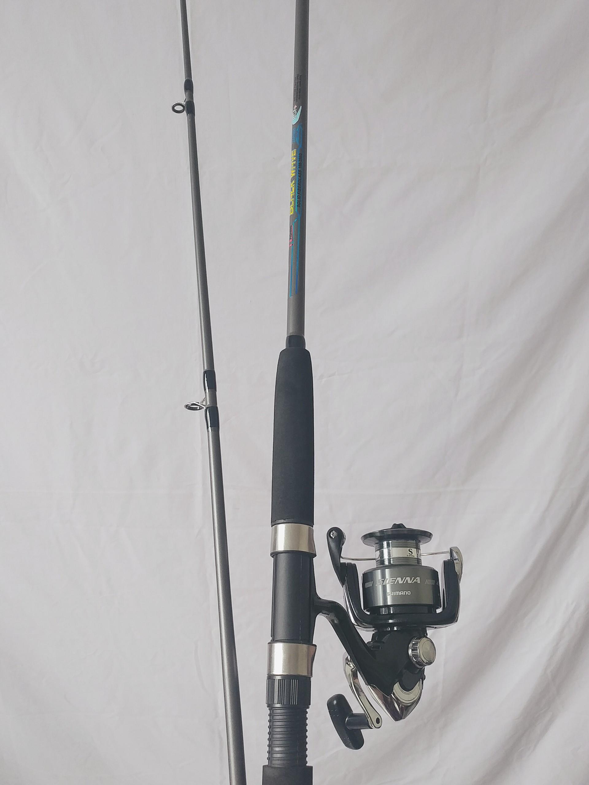 [HCM]SÉT CẦN Black Wave Và MÁY CÂU SHIMANO SIENNA 4000FE