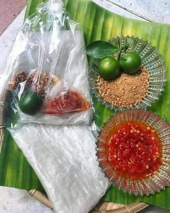 Bánh tráng sa tế tắc siêu cay siêu ngon- combo 10 bịch
