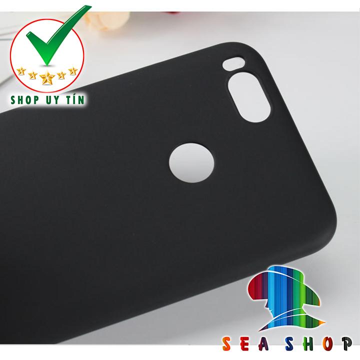 [TẶNG CƯỜNG LỰC]Ốp lưng Xiaomi Mi A1 - Mi 5X silicon đen