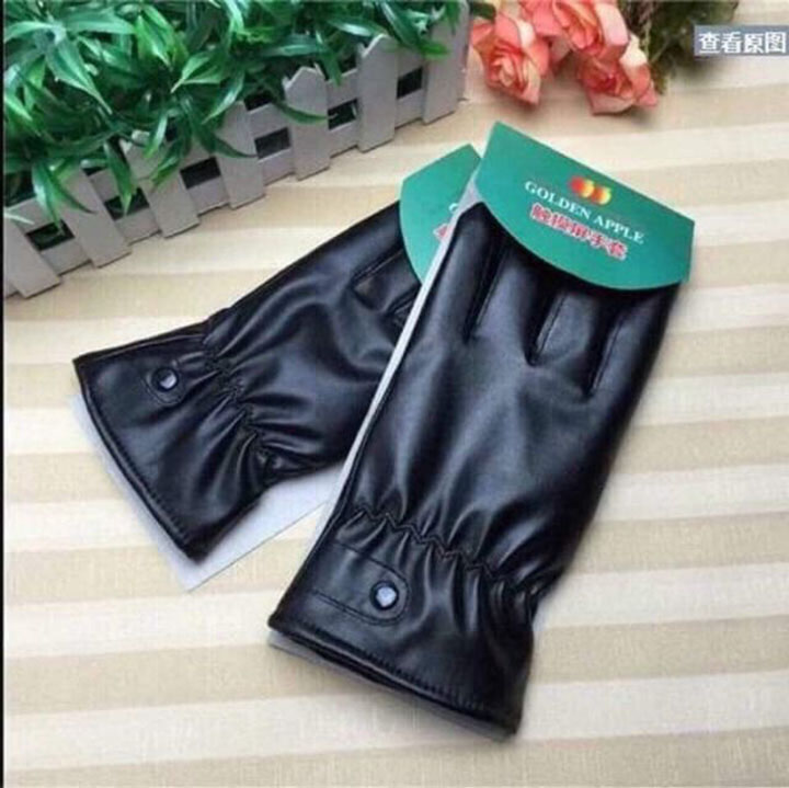 Găng tay da nam nữ cảm ứng.