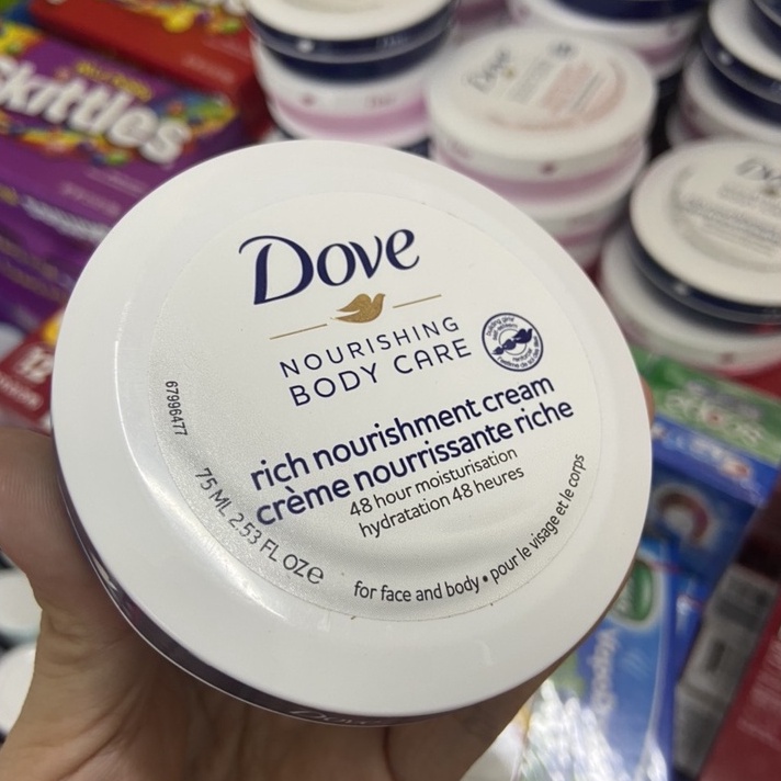 Dove facial and body cream 75ml USA