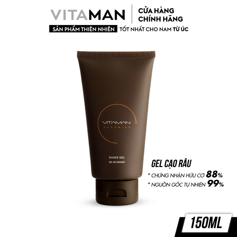 Gel Cạo Râu Dành Cho Nam Vitaman Grooming Shave Gel 150ml