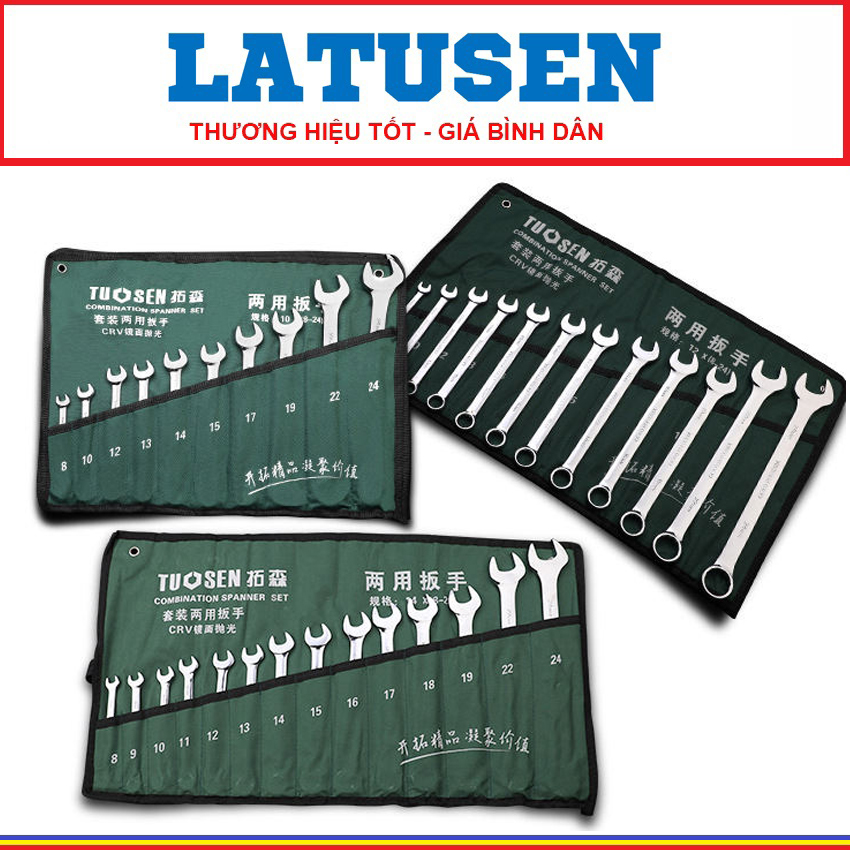 Bộ cờ lê vòng miệng Tuosen 14 chi tiết (8mm-24mm)