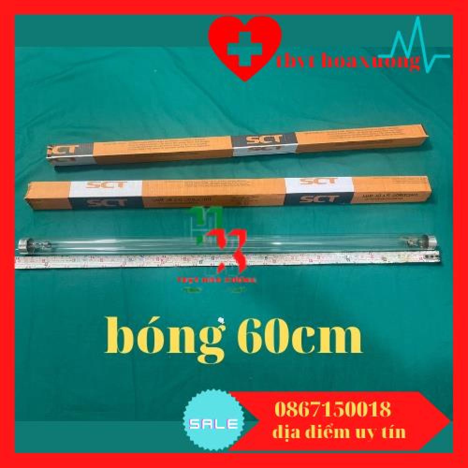 Bóng Đèn Cực Tím (UV) Diệt Khuẩn Không Khí 60cm