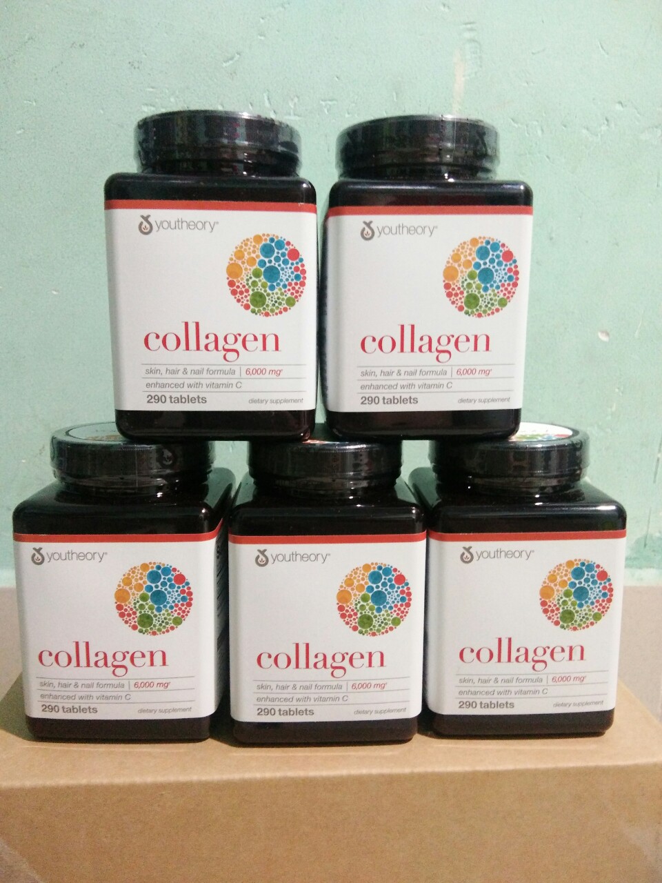 [HCM]Collagen Youtheory Type 1 2 & 3 ( 290 viên ) Mỹ