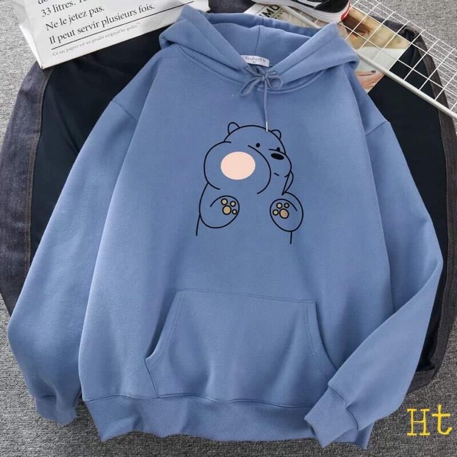 Áo hoodie gấu má phính HARI0221