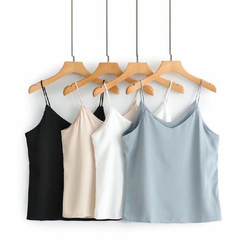 [HCM]ÁO 2 DÂY BASIC VINTAGE SIÊU HOT ÁO 2 DÂY CỔ TIM NHIỀU MÀU KIỂU BASIC DỄ PHỐI ĐỒ