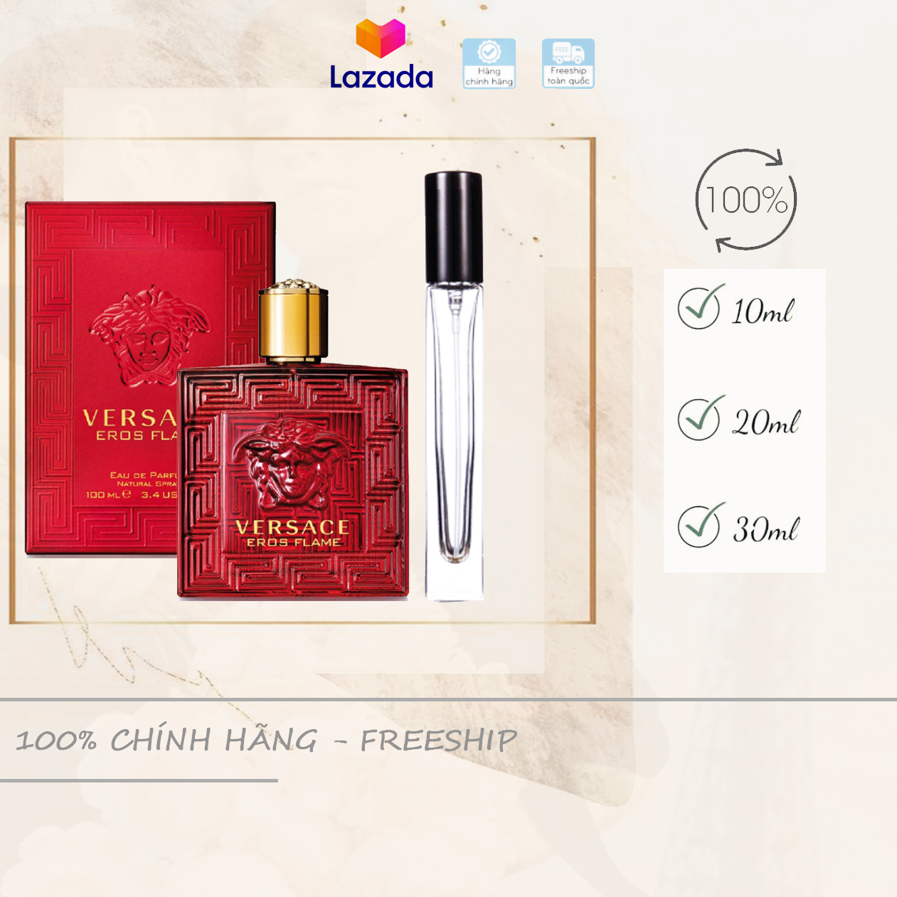 [Chiết 10-20-30ml] Versace Eros Flame