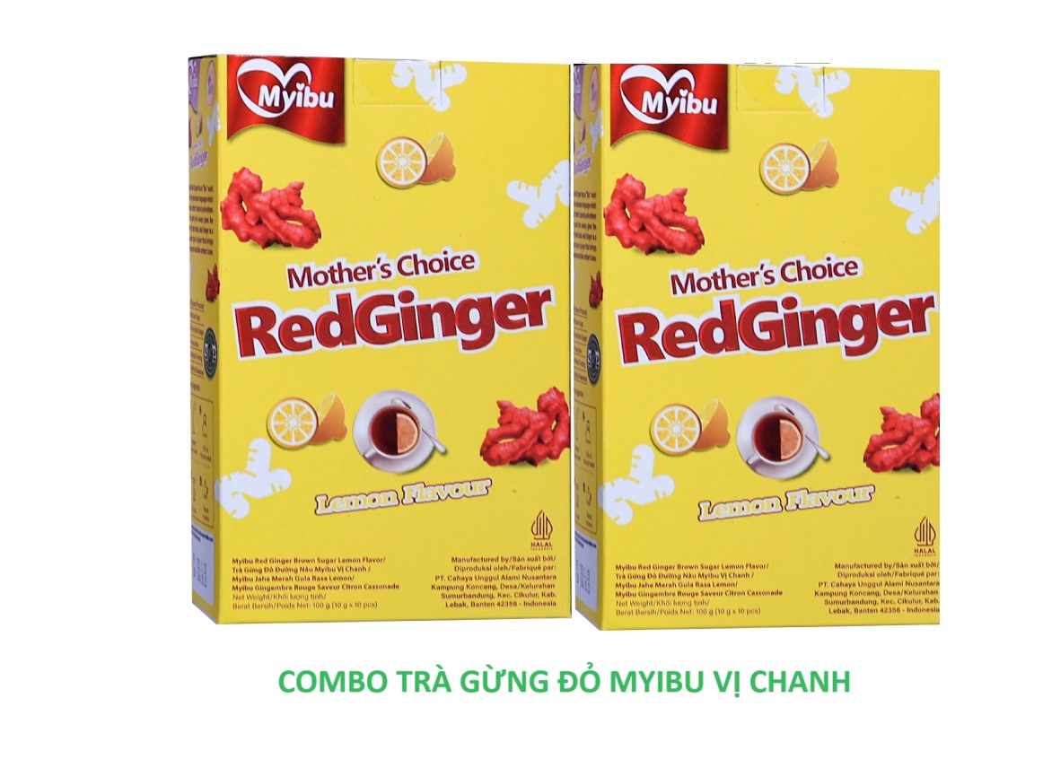 COMBO TRÀ GỪNG ĐỎ MYIBU NHẬP KHẨU INDONESIA