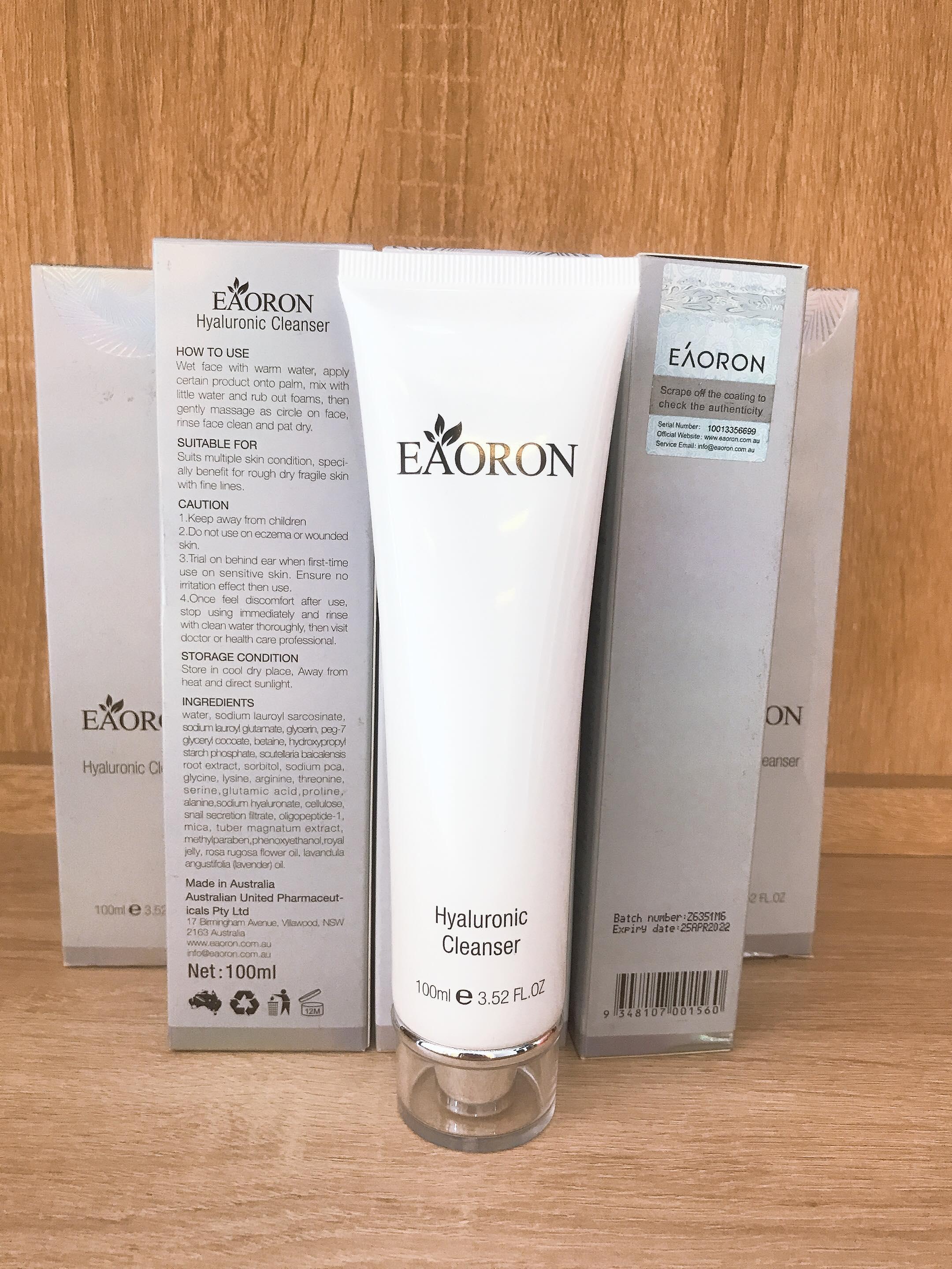 Sữa rửa mặt EAORON Hyaluronic Cleanser 100ml