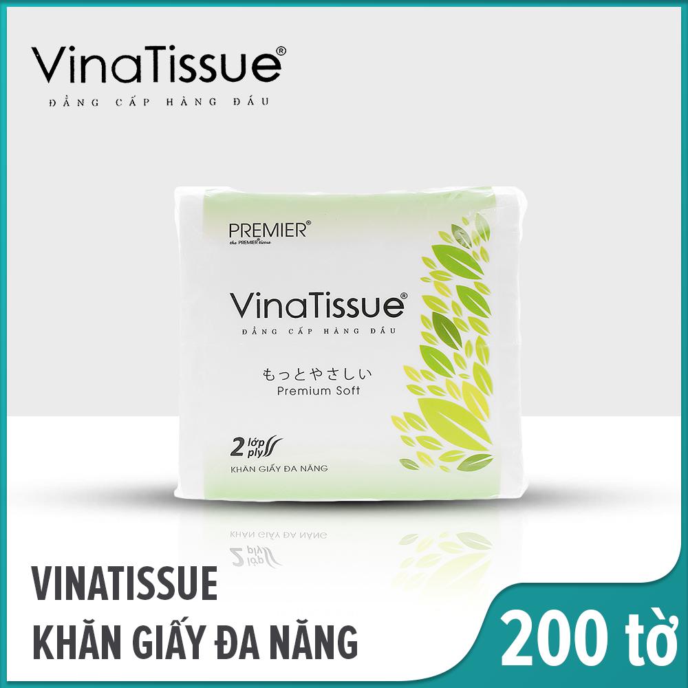 Khăn giấy rút Vinatissue 200 tờ