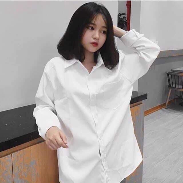 Áo sơmi trắng 1 túi DTR2502