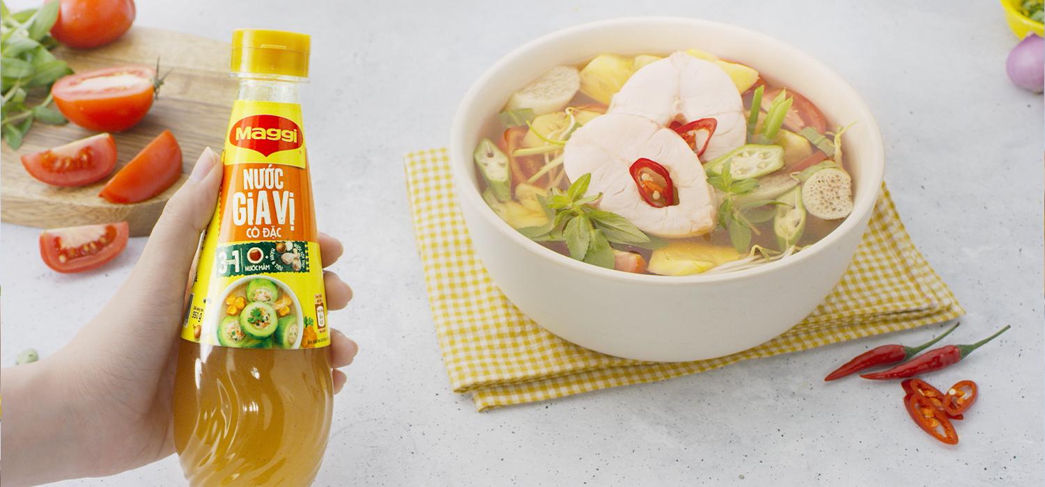 2 chai nước dùng cô đặc Maggi 350 gram mỗi chai