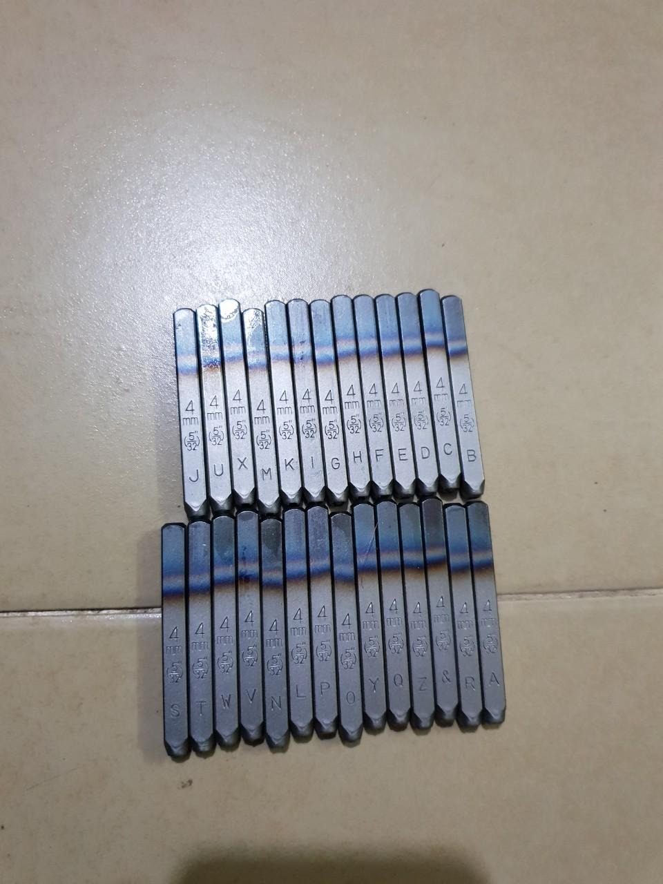 COMBO Bộ Đục Đóng Chữ Và Số