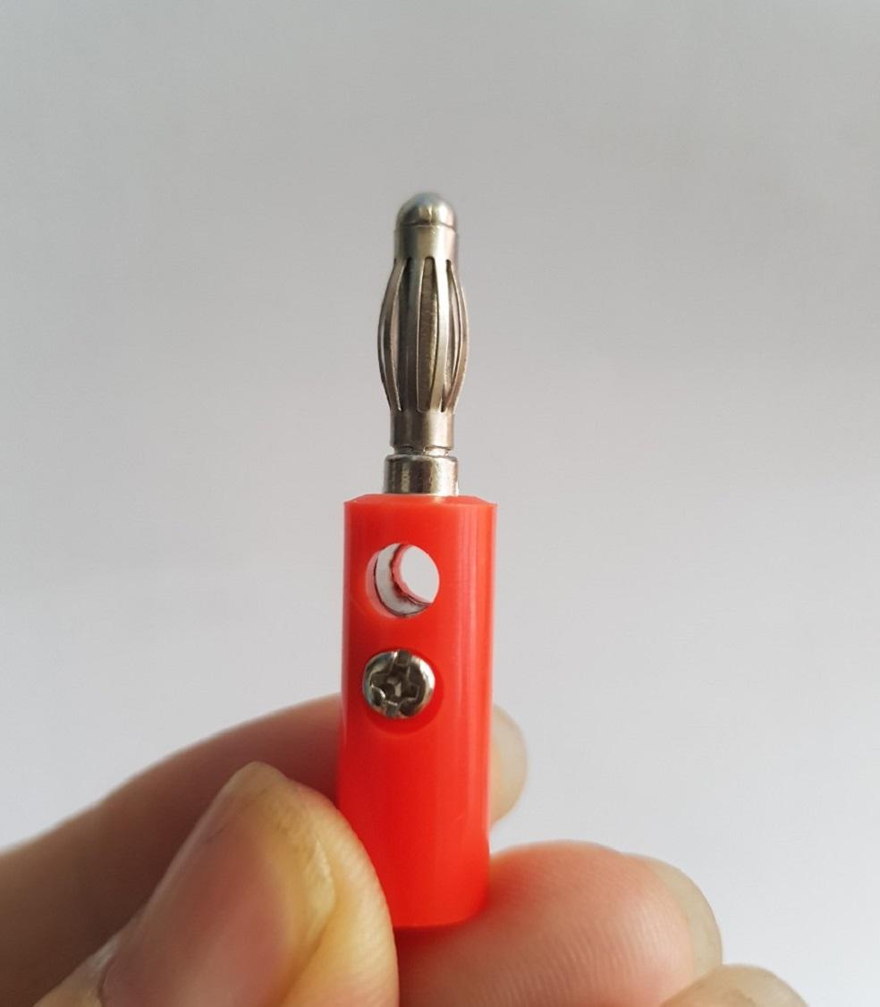 Bộ 10 Jack Bắp Chuối 910MR 4mm Đực ( 5 Đỏ - 5 Đen )