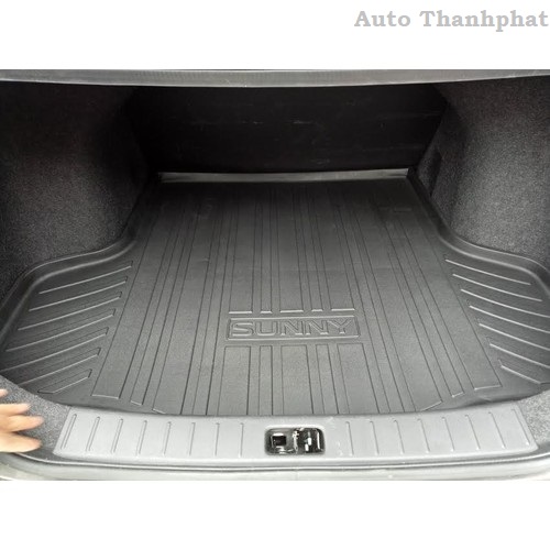 Sunny, lót cốp nissan sunny 2015 -2020 hàng nhựa dẻo cao cấp