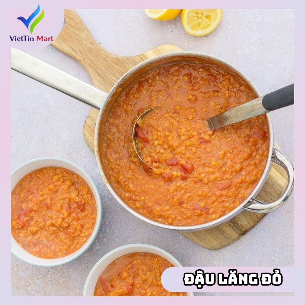 Đậu lăng đỏ 500g (hạt chưa chế biến) -Viettin Mart