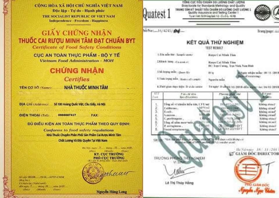 Cai rươu bia Minh Tâm
