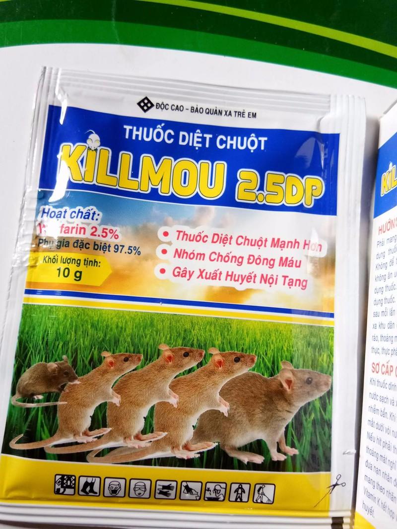 Thuốc diệt chuột Killmou thế hệ mới 2.5 Dp 10g