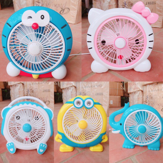 Quạt Để Bàn Hình Thú Cao Cấp Loại Lớn Siêu Mát ( 32 x 32 cm )