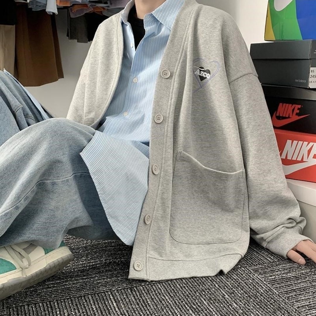 Áo Cardigan Trái Tim Azco Nam Nữ