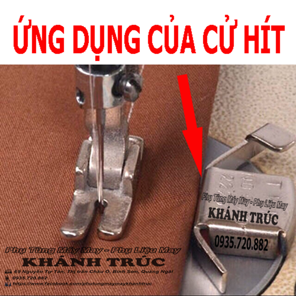 Cử hít Trung - gá may thẳng máy may