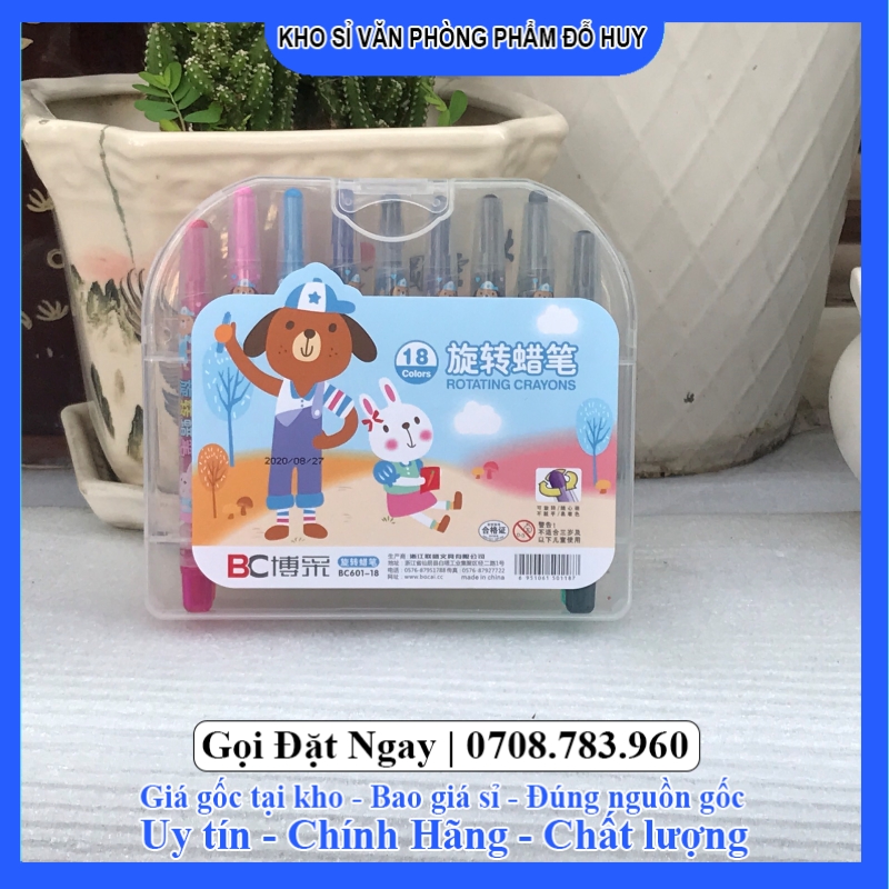 Bút sáp vặn nhiều màu