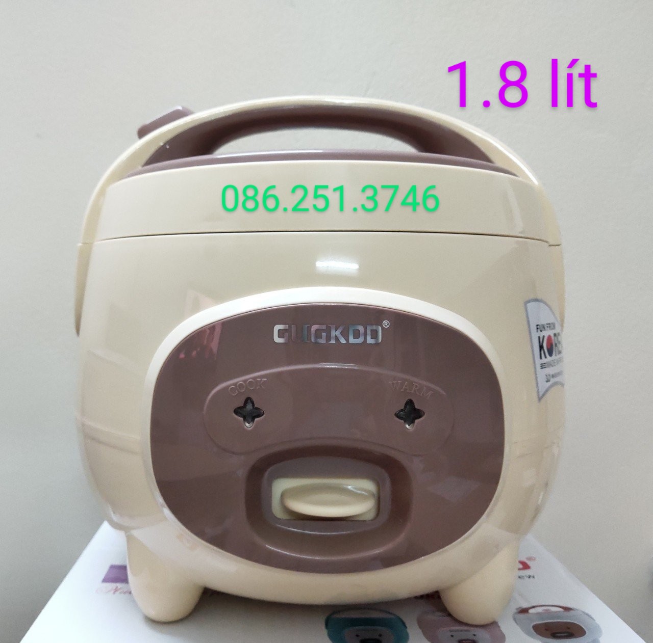 Nồi cơm điện Cuckoo 1.8 lít (4-6 người ăn) kèm xửng hấp