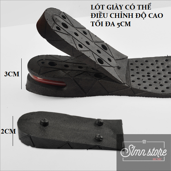 [HCM]Set 4 miếng lót đế giày nguyên bàn điều chỉnh theo size chân tăng chiều cao Air có đệm khí siêu êm ái giày đế cao giày độn gót