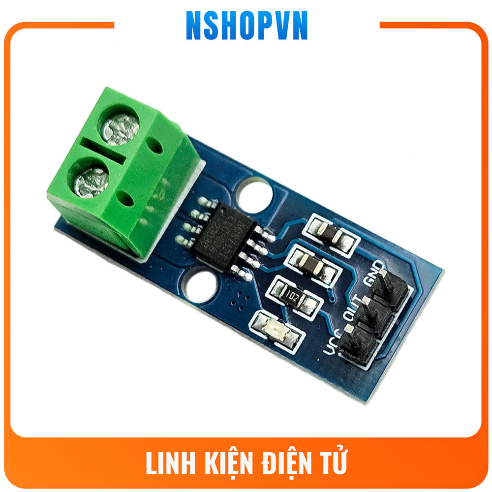 Cảm biến dòng điện hall acs712 30a
