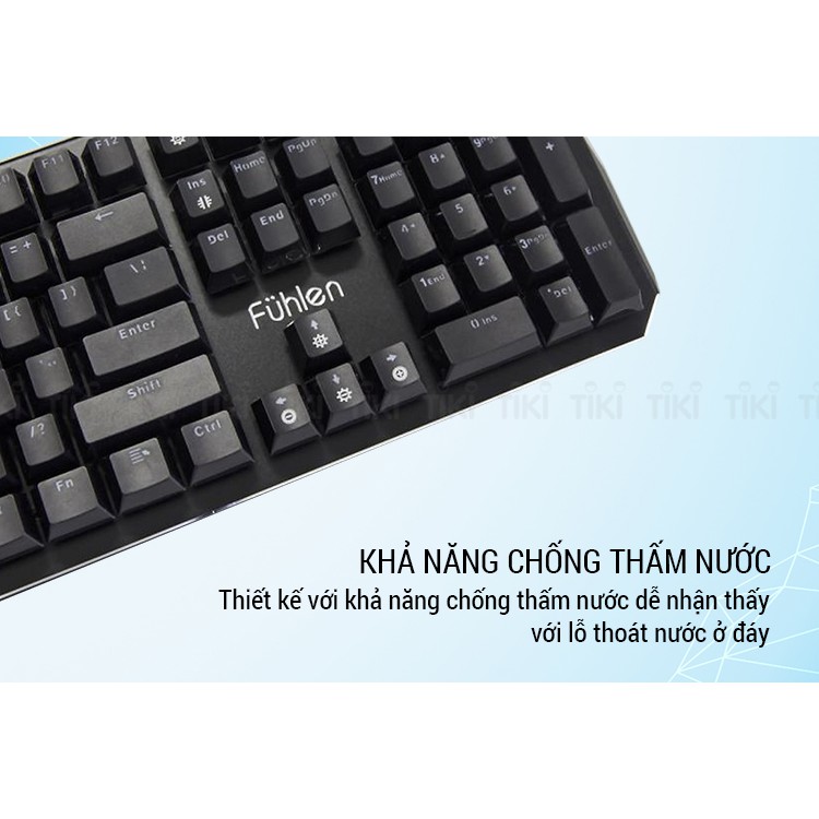 Bàn Phím Cơ Có Dây Fuhlen Destroyer Mới Full Box.