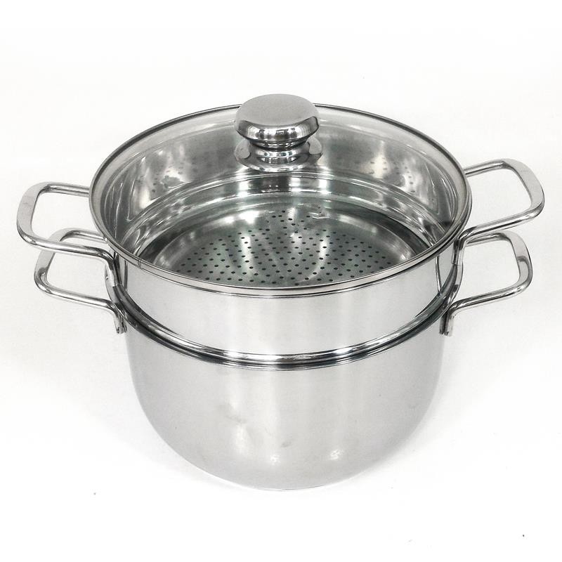 Ngăn xửng hấp inox 24cm+26cm (lỗ nhỏ)