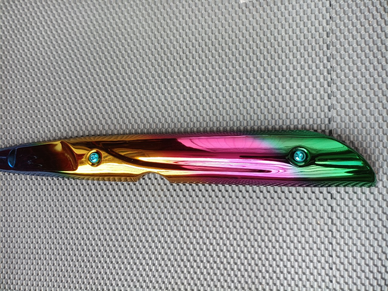 Ốp Pô Xe Wave Rs100 - Wave Alpha 2010 - 2016 Titan - Tặng kèm 2 ốc titan GR5