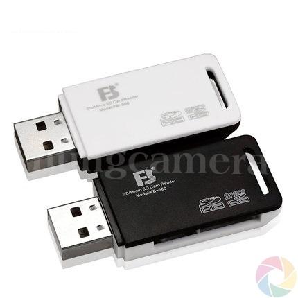 Đầu đọc thẻ nhớ Micro SD/SD/MMC FB-360, Chính hãng