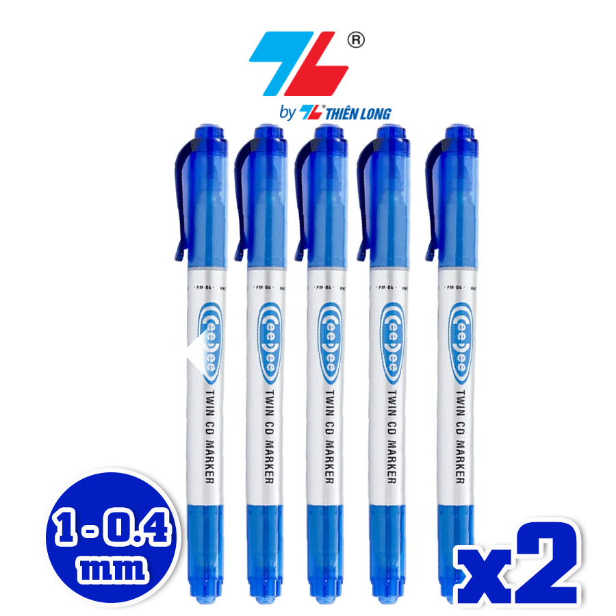 Combo Bút lông dầu Thiên Long PM-04