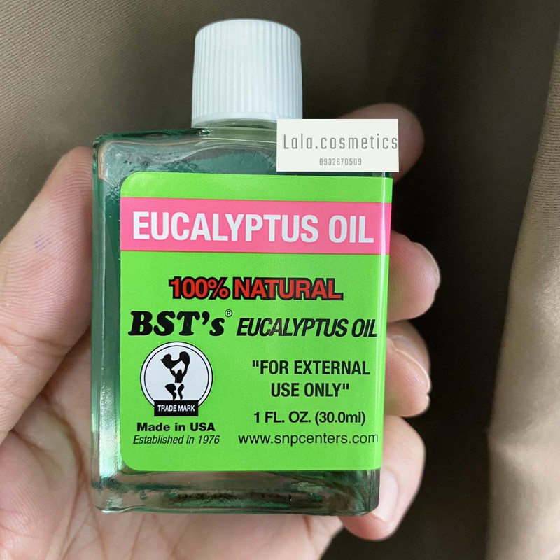 [ Hàng Auth ] Dầu khuynh diệp BST Mỹ 30ml