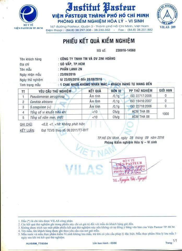 (Mới) Phấn Lạnh ZN 50g và 100g Khử Mùi Hôi Cơ Thể Chính Hãng Date Mới