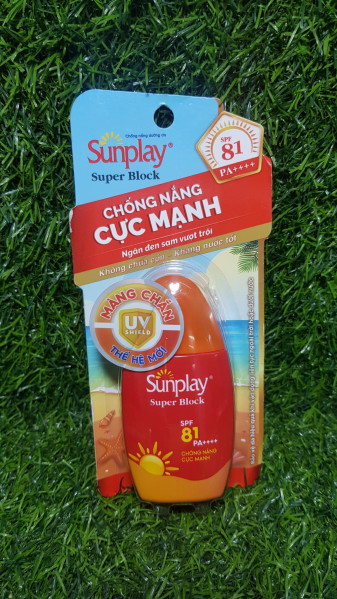 [HCM]Sữa chống nắng cực mạnh Sunplay Super Block SPF81 30g
