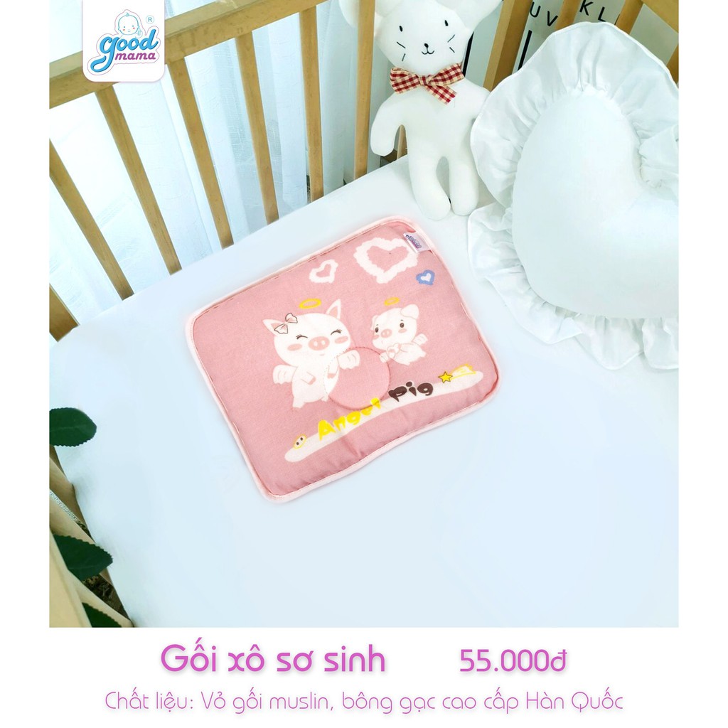 Pillow for baby newborn goodmama smooth soft, cool, wicking perspiration good help baby good